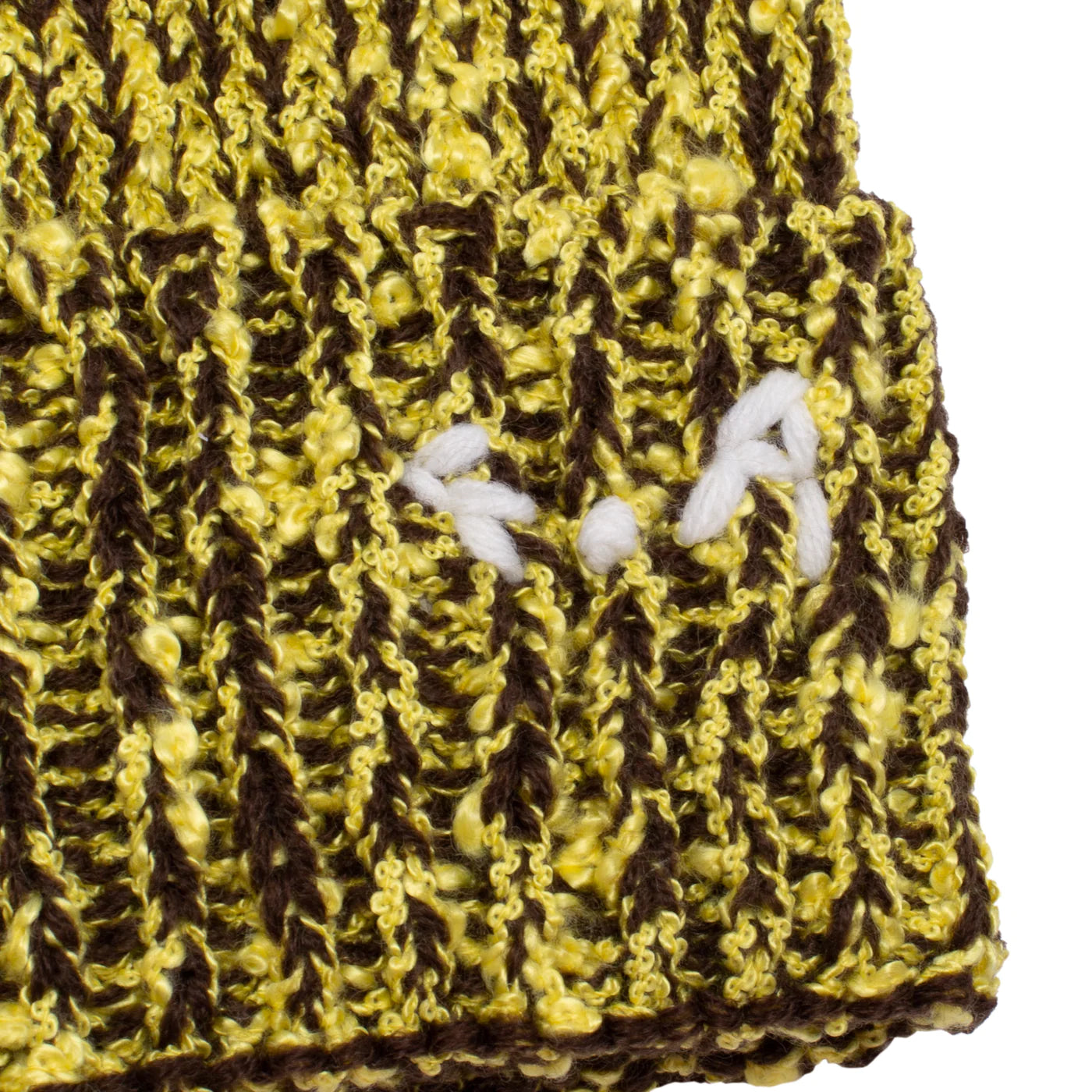 Unwound Cuff Beanie, Yellow