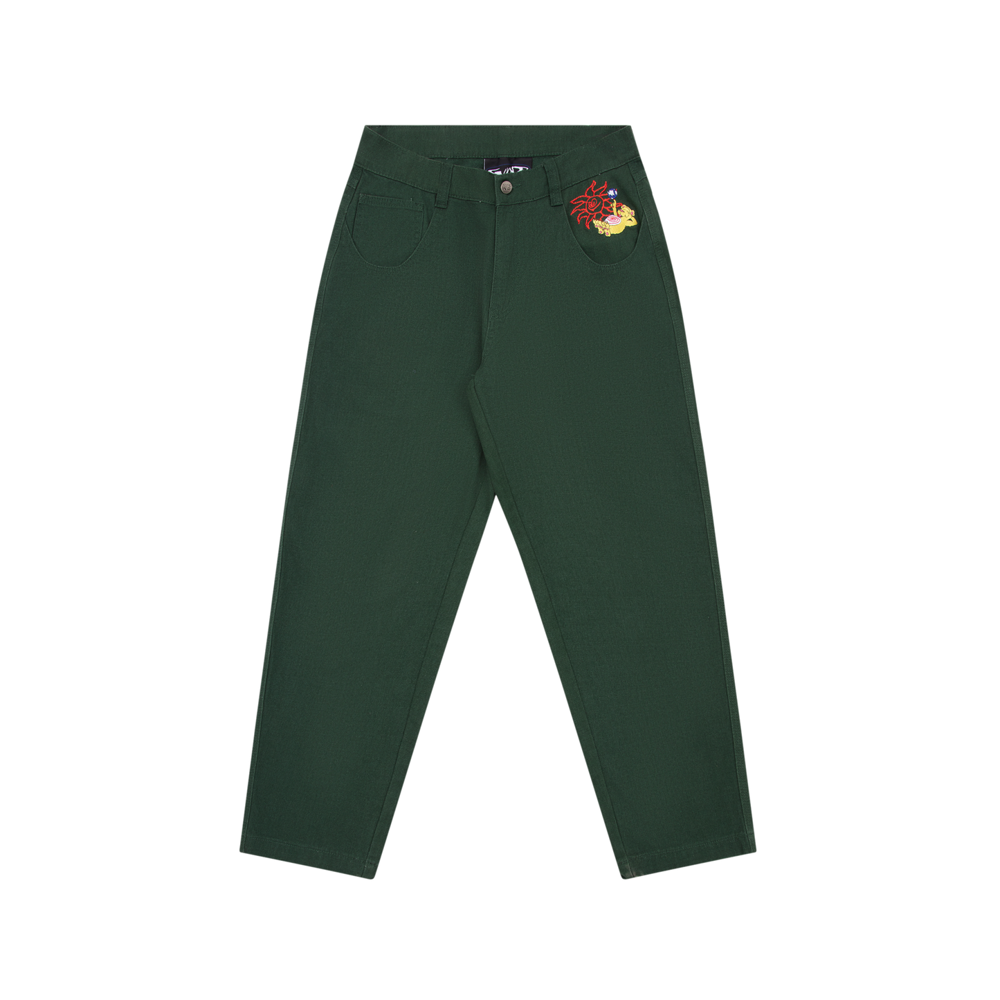 Tubes Pants, Washed Green