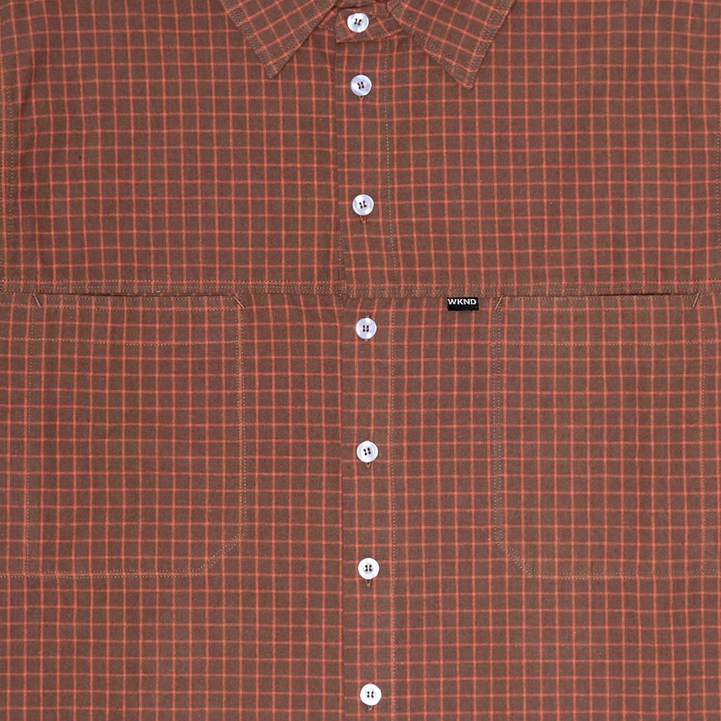 RR Shirt, Brown Check
