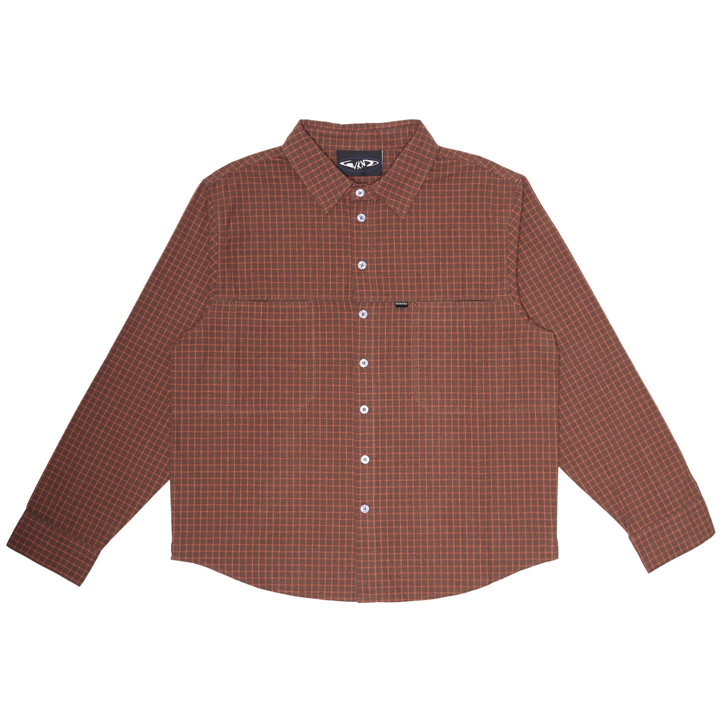RR Shirt, Brown Check