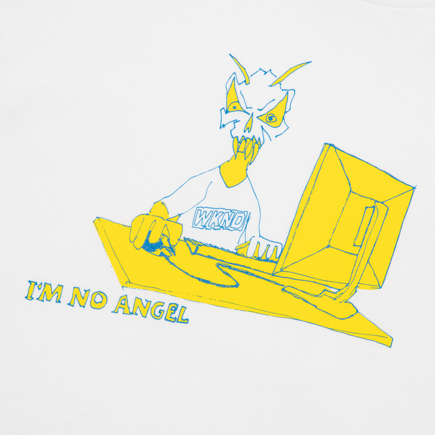 No Angel Tee, White