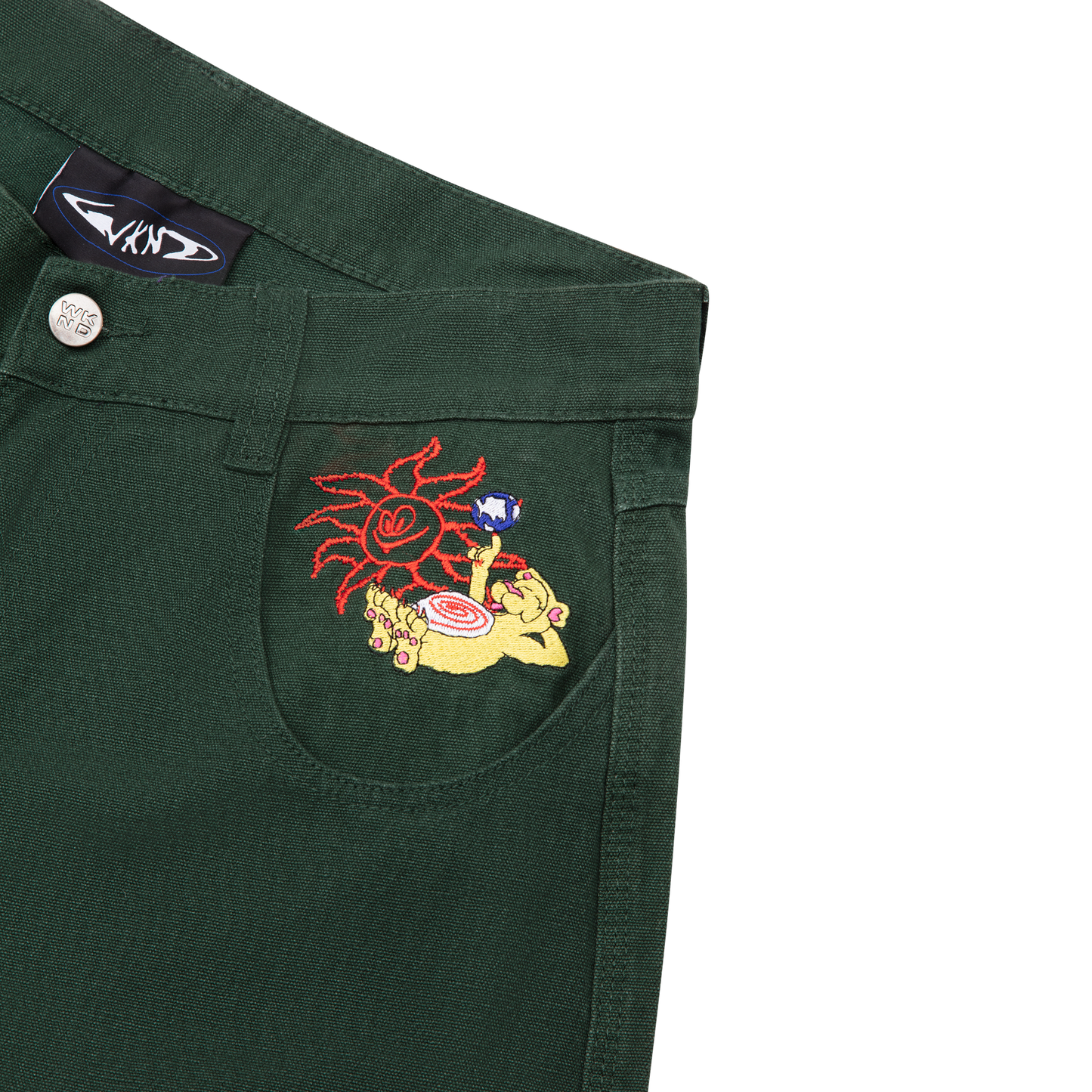 Tubes Pants, Washed Green