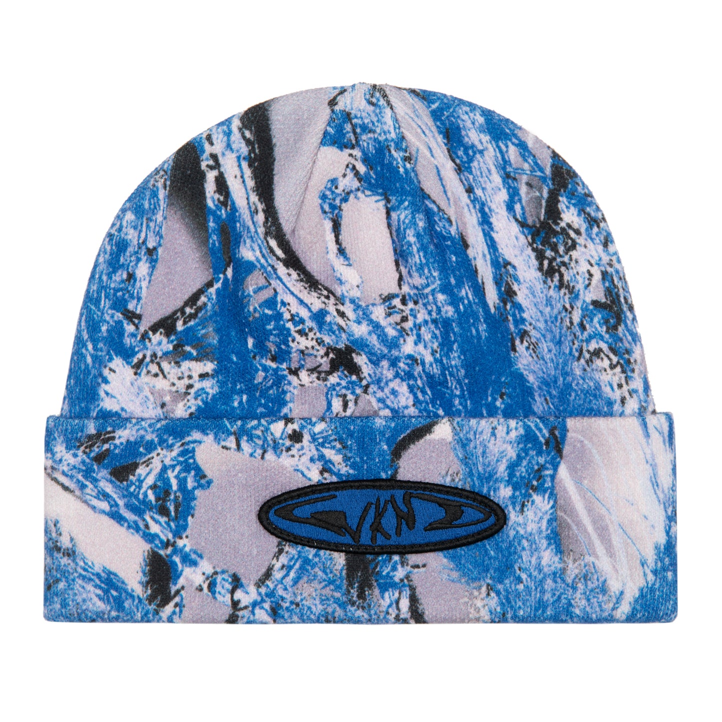 Gradient Camo Beanie, Blue