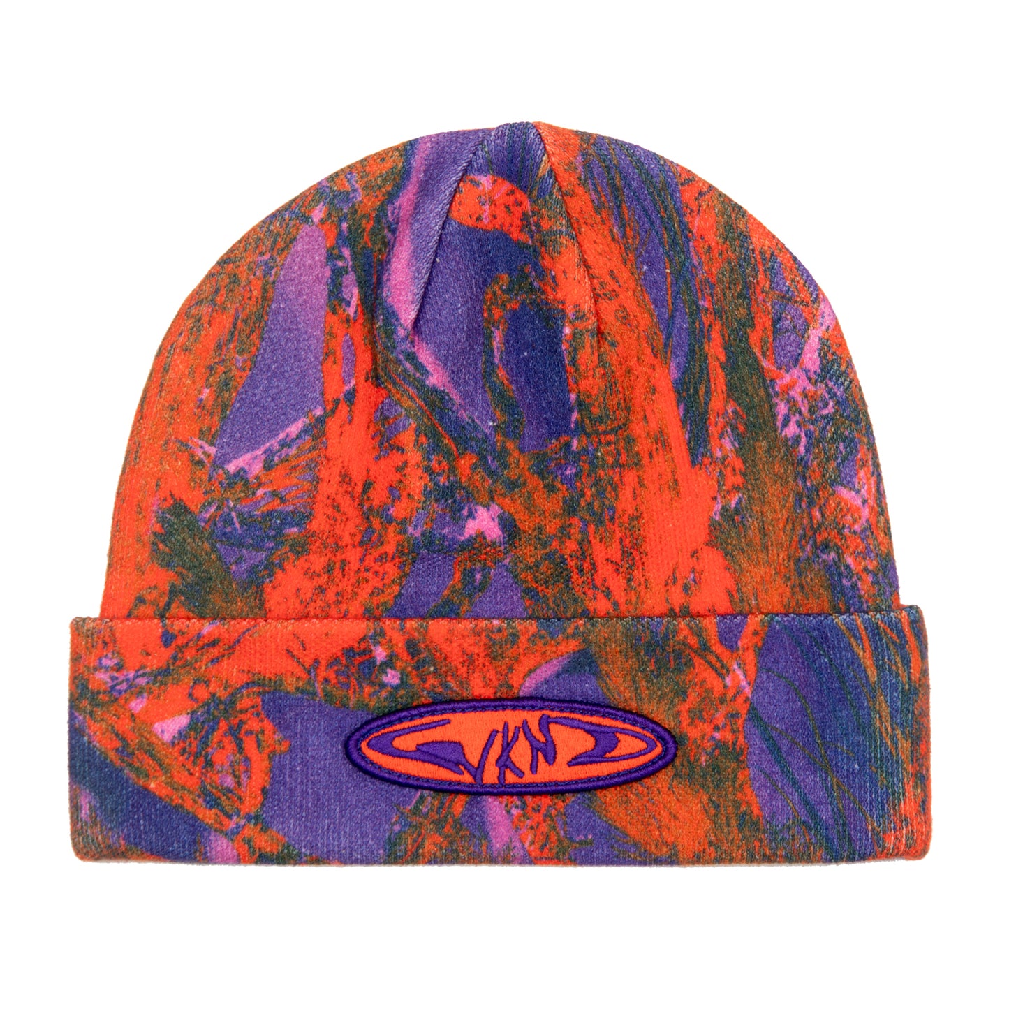 Gradient Camo Beanie, Purple