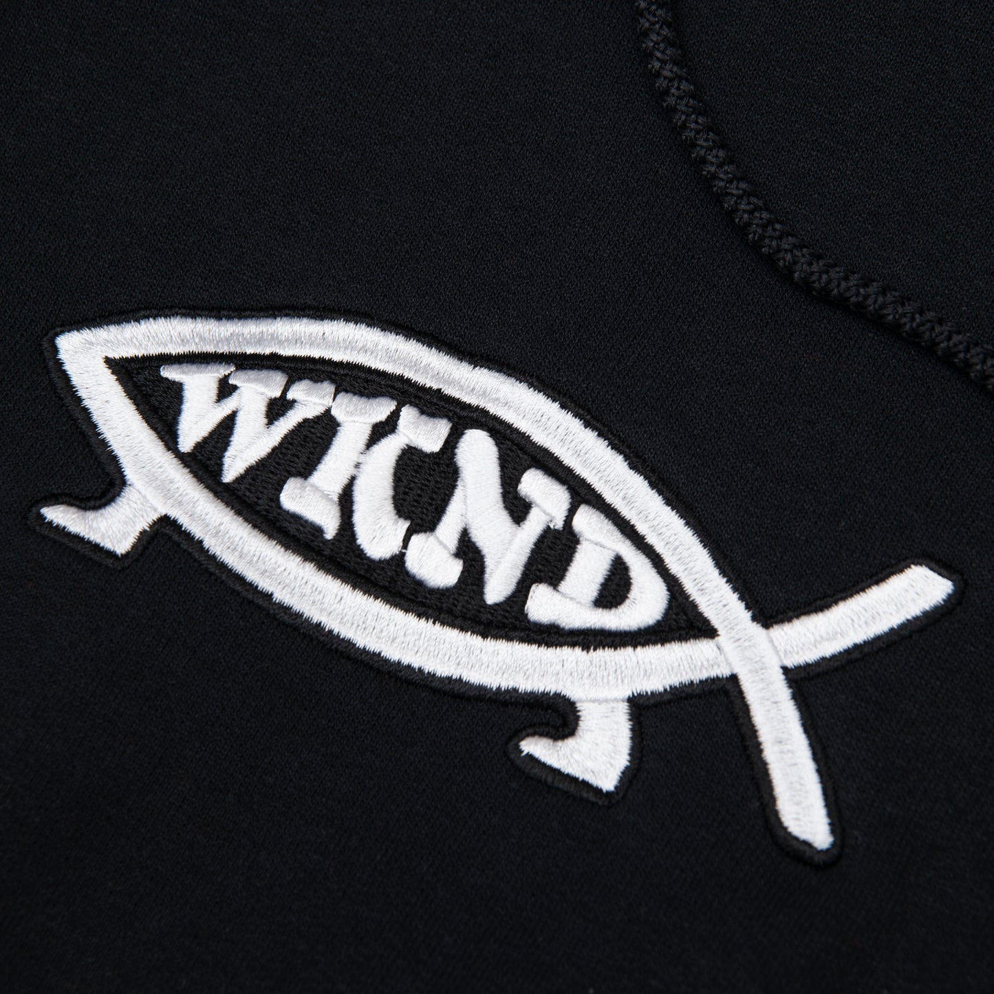 Evo Fish Hoodie, Black