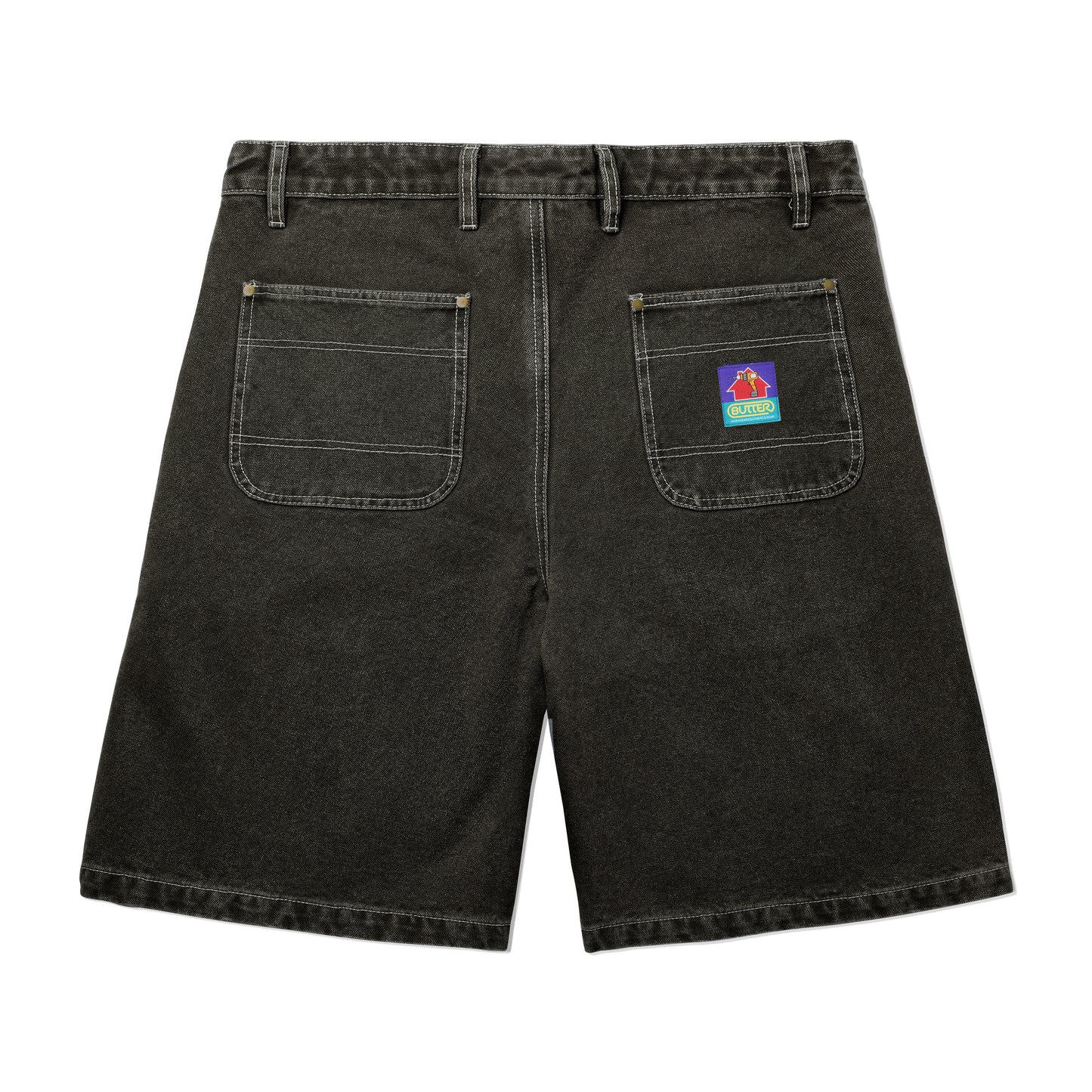 Work Shorts, Washed Black