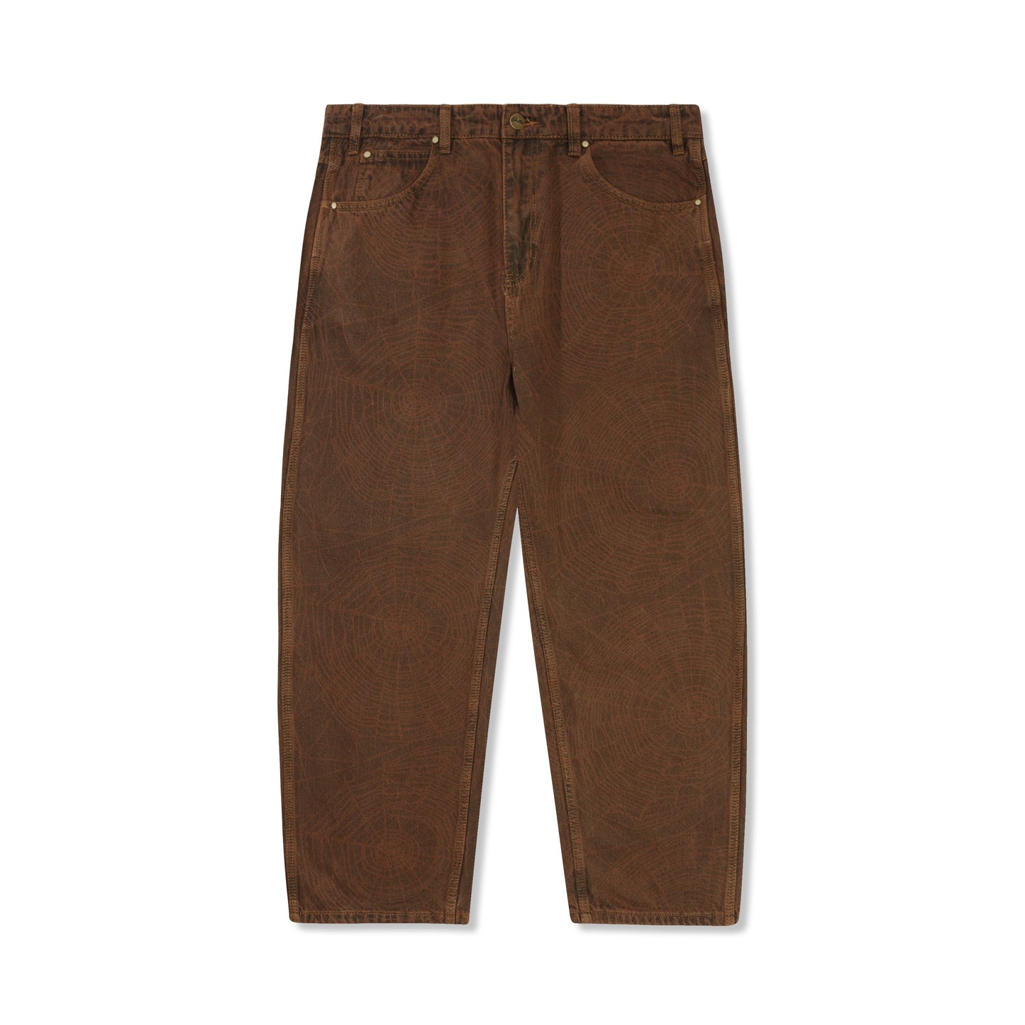 Web Denim Jeans, Brown