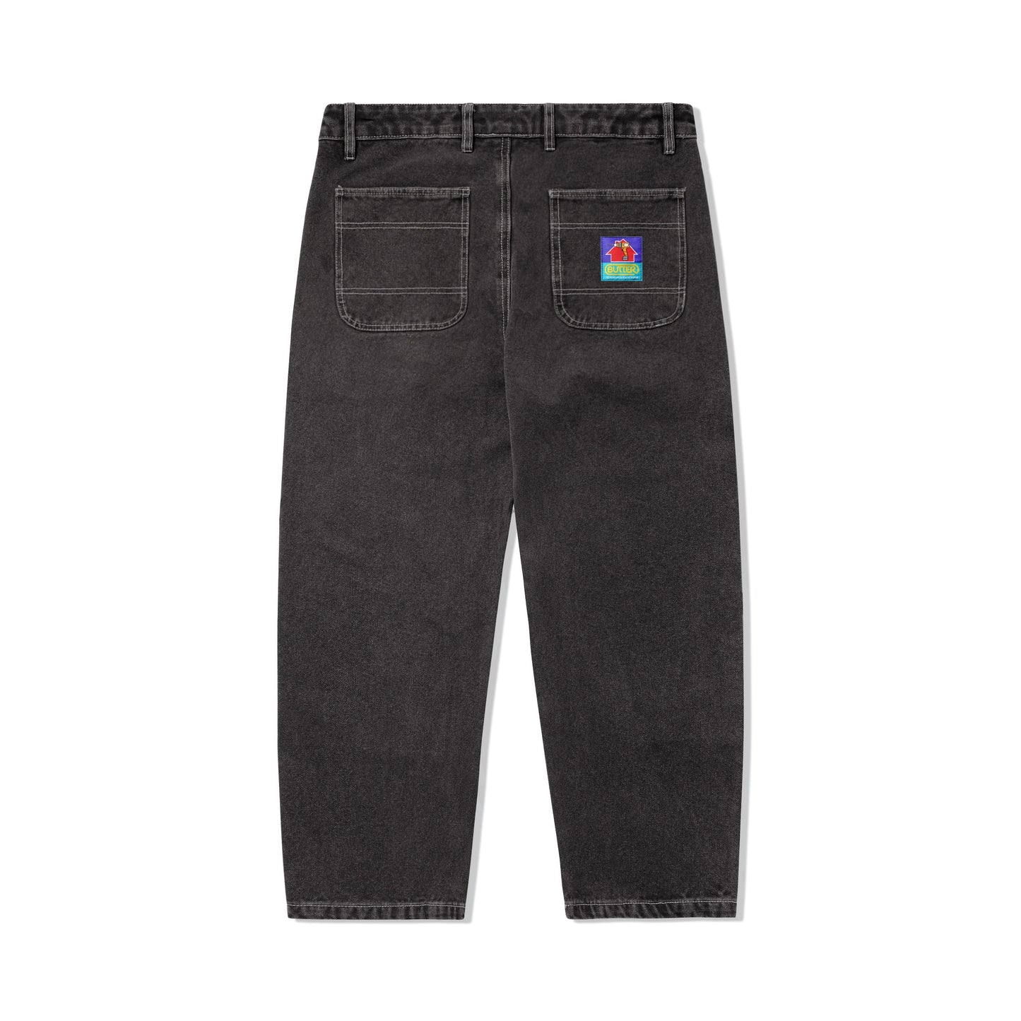 Work Double Knee Pants, Black