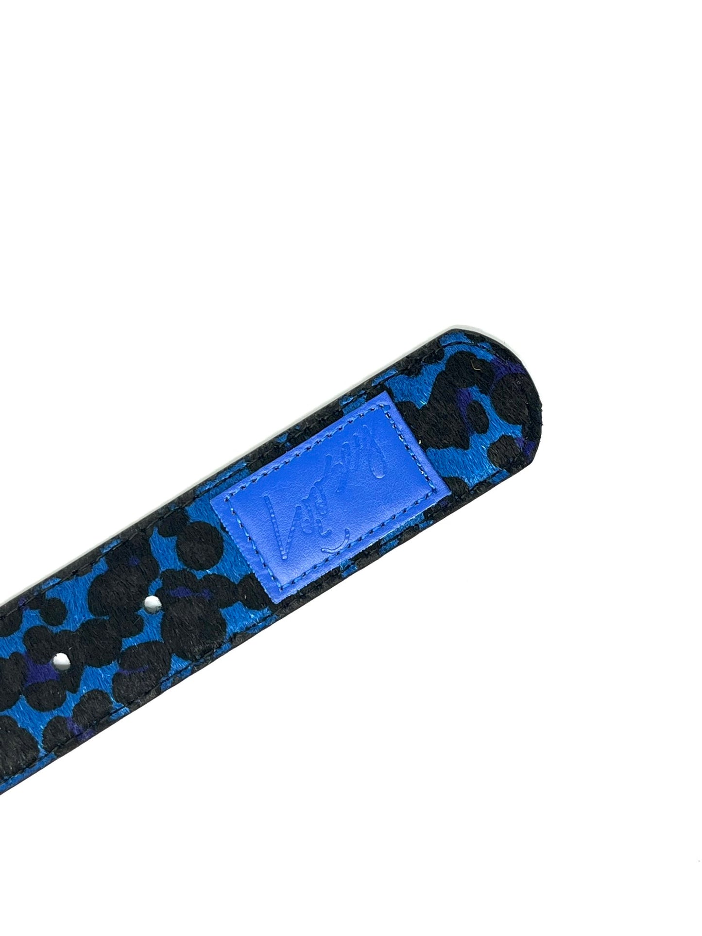 Blue Cheetah Belt