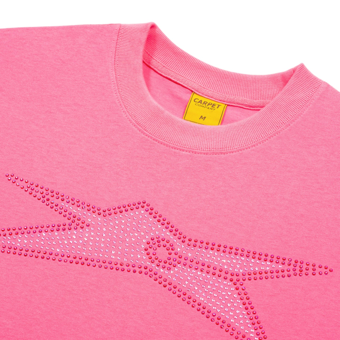 Bizarro Rhinestone Tee, Pink