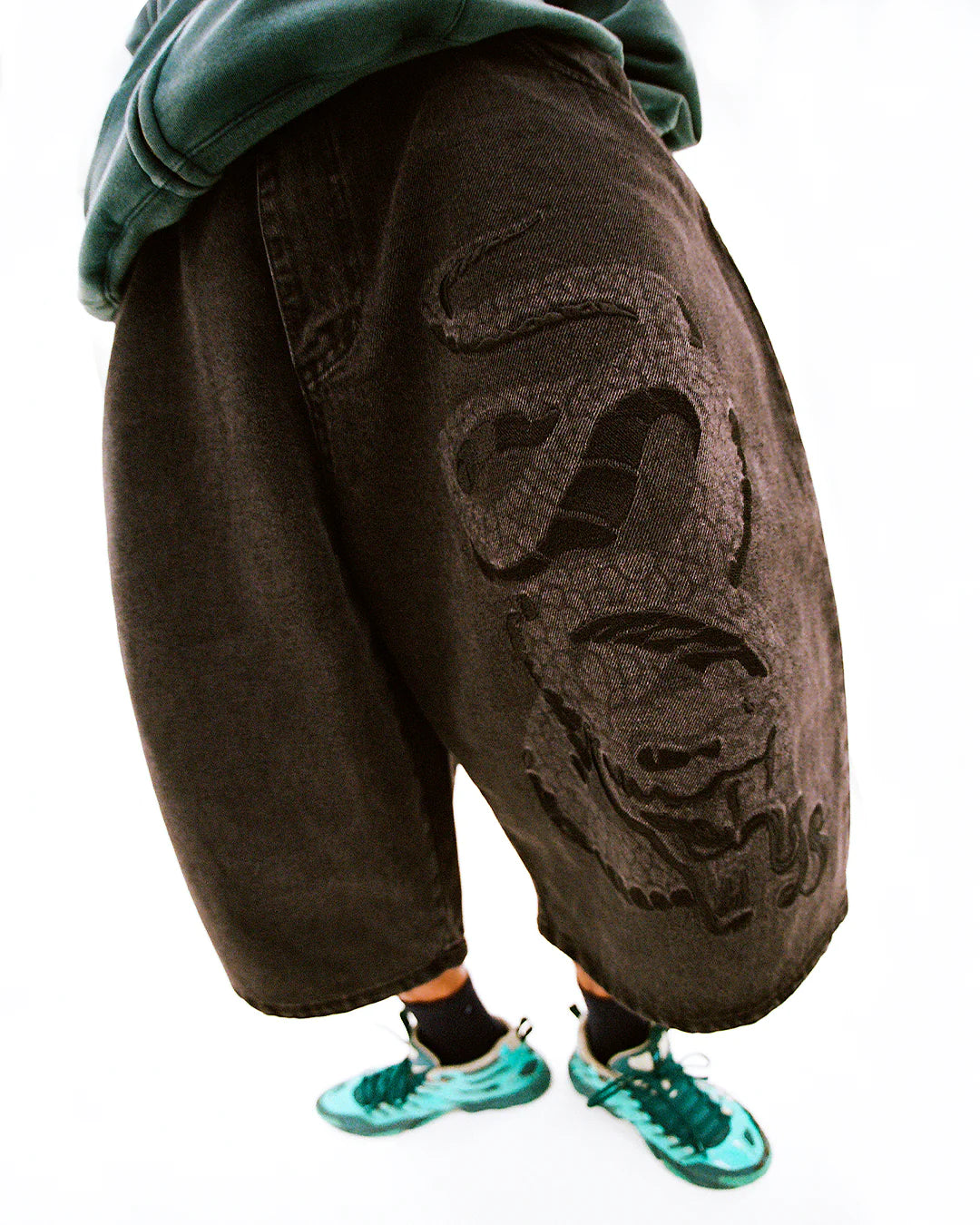 Snake Shorts, Black