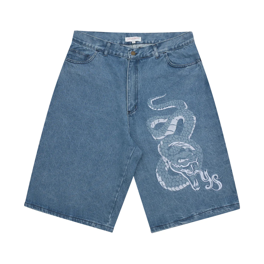 Snake Shorts, Denim