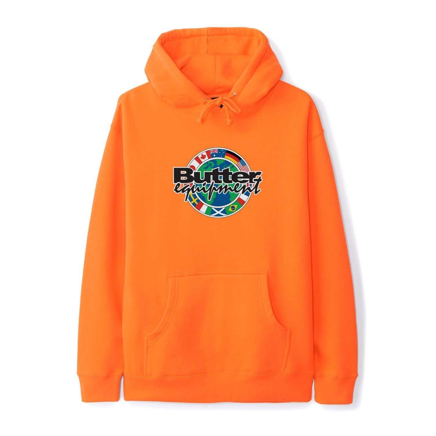 Global Pullover Hoodie, Orange