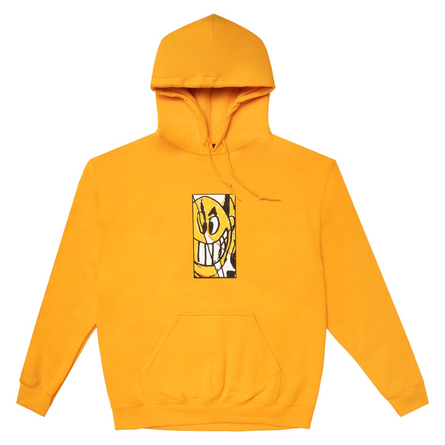 Cracked Hoodie, Gold