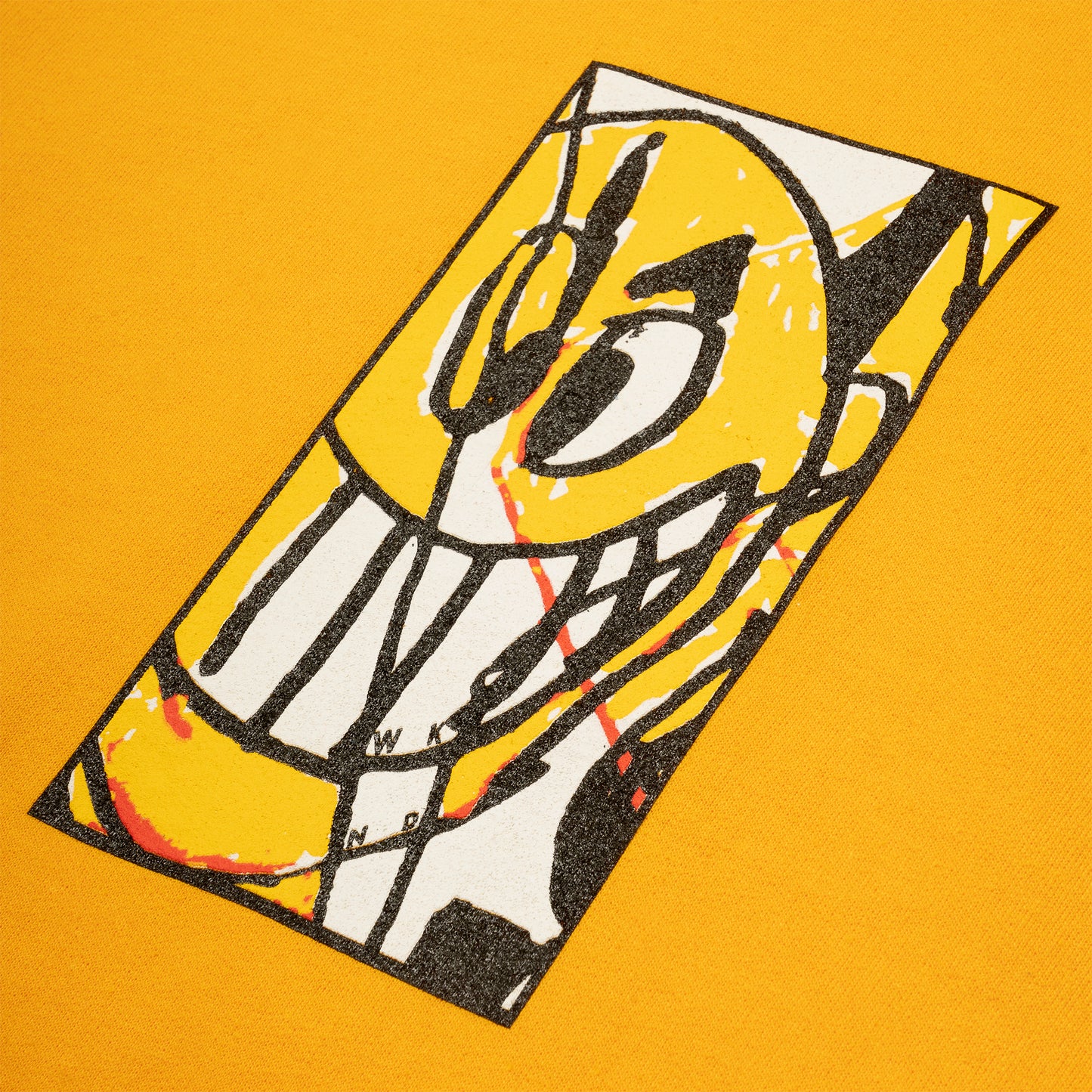 Cracked Hoodie, Gold