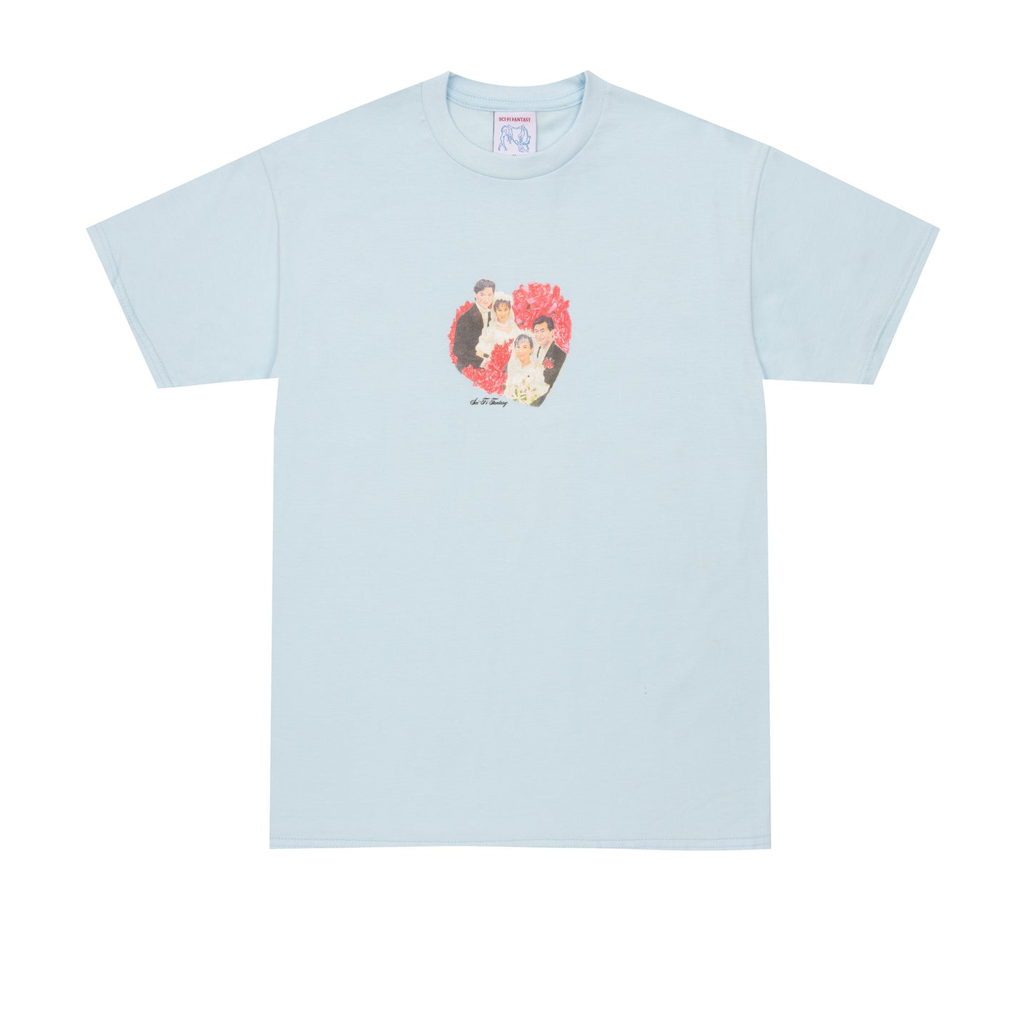 Double Wedding Tee, Light Blue