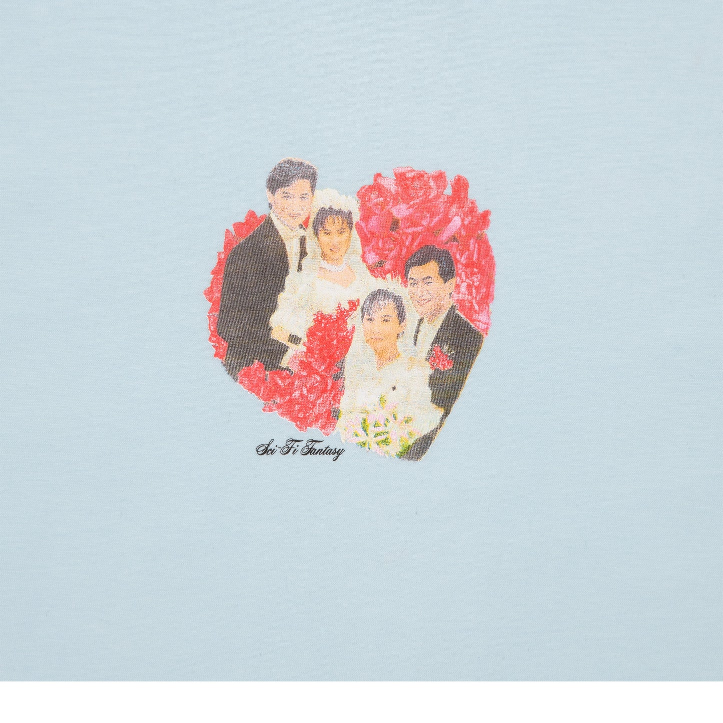 Double Wedding Tee, Light Blue