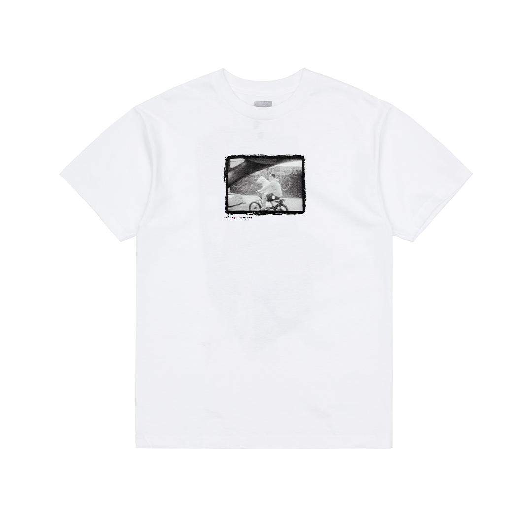 Passing Through Tee, White