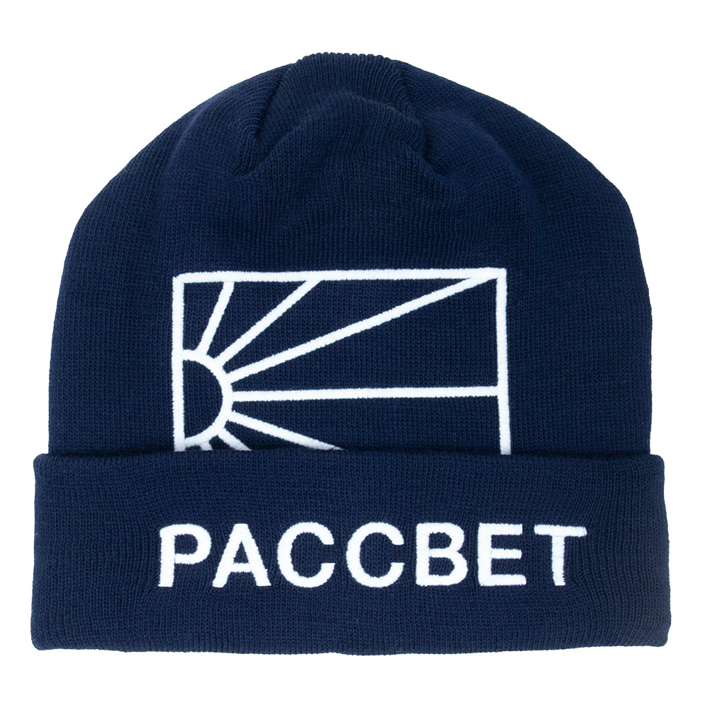 Logo Beanie Knit, Navy