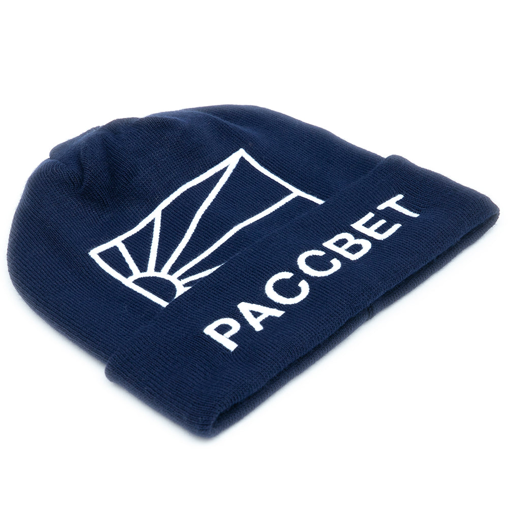 Logo Beanie Knit, Navy