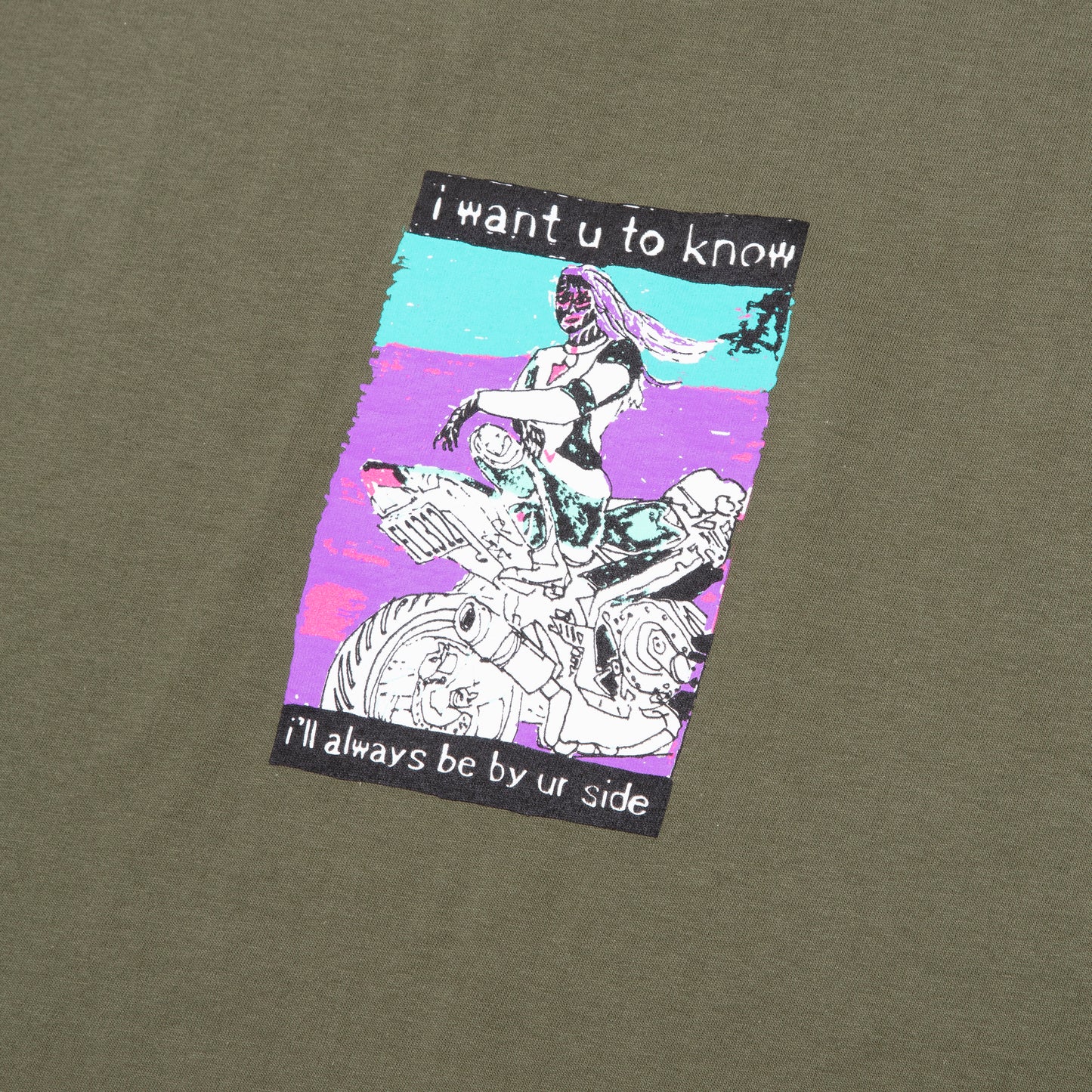 By Your Side Tee, Olive