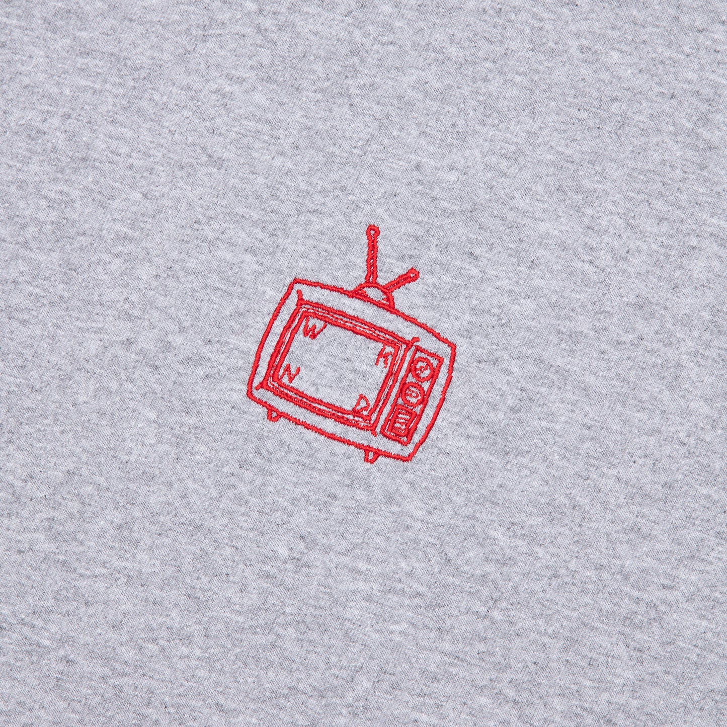 Center TV Logo Tee, Grey