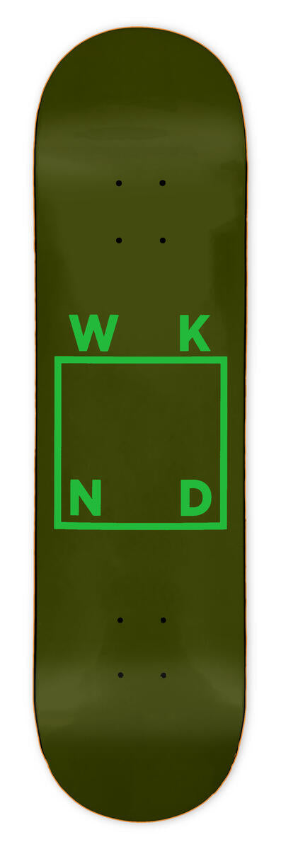 Army Green Logo Deck, 8.5