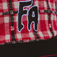 Seduction Plaid Hat, Red Plaid