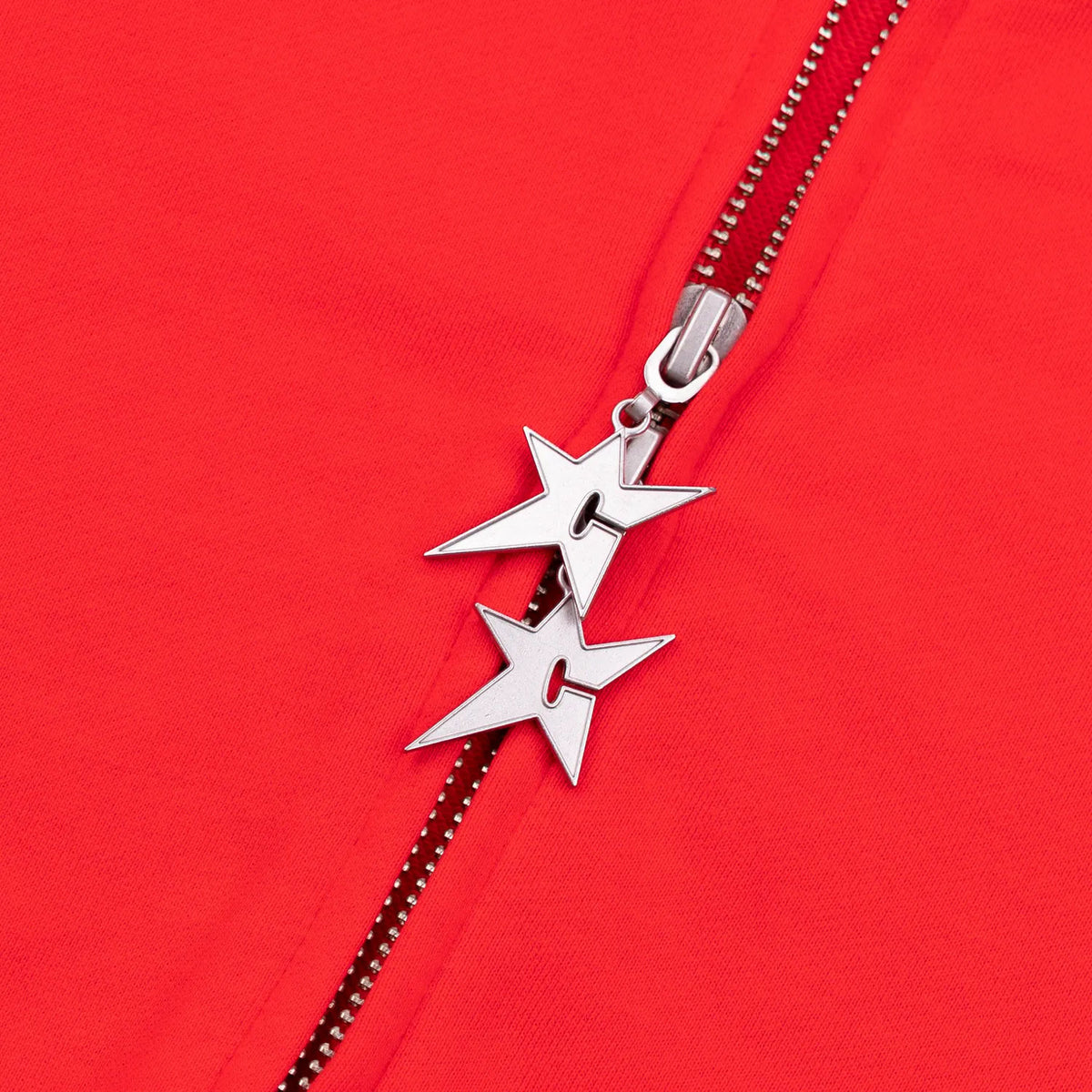 C-Star Double Zip Hoodie, Red