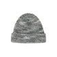 Fuzzy Fold Beanie, Charcoal Multi