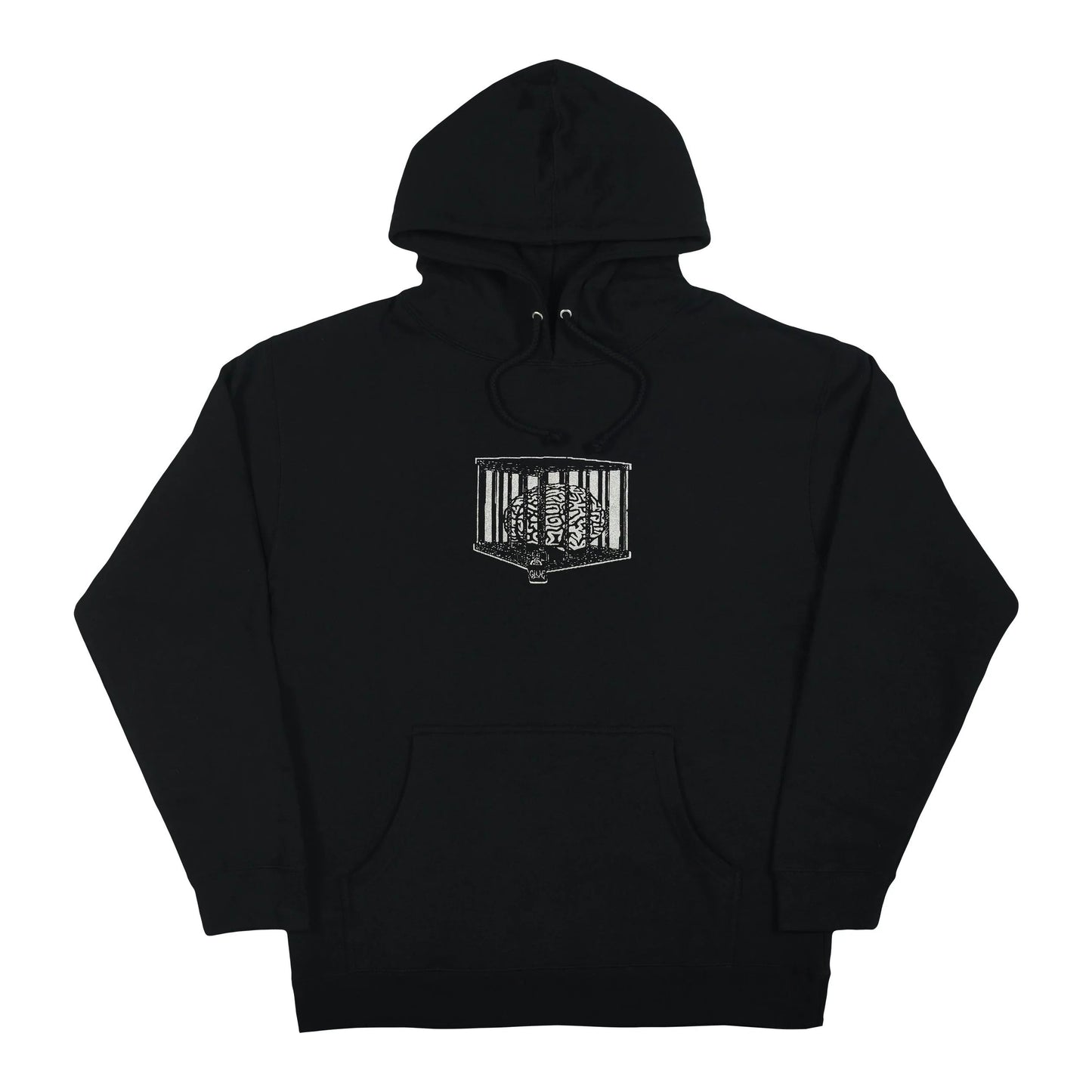 Brain Hoodie, Black