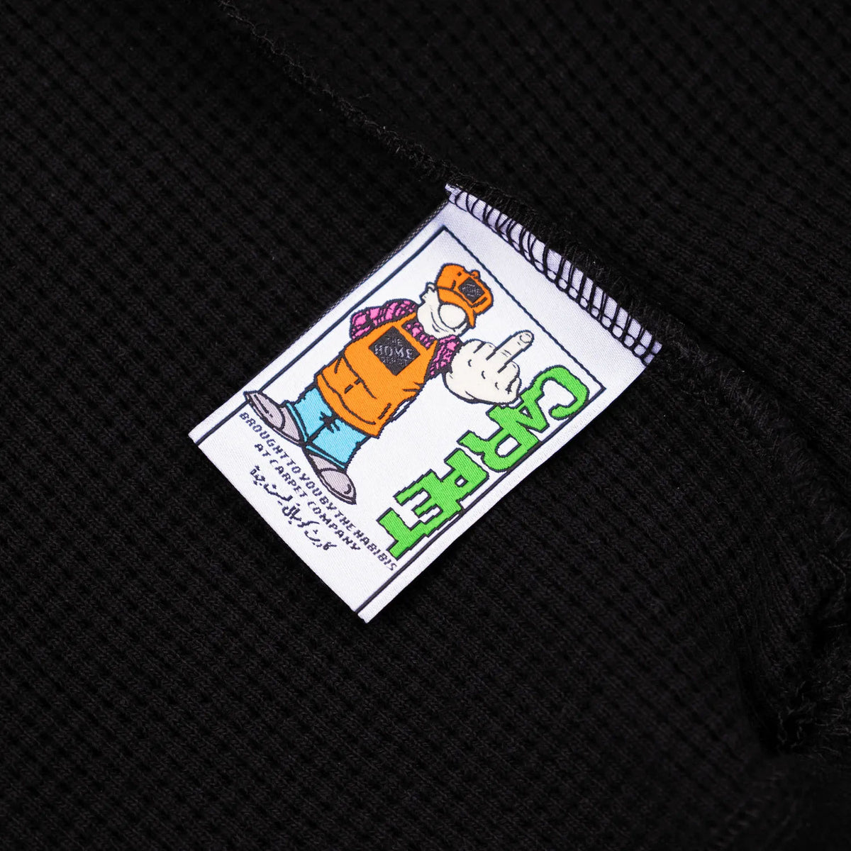 Flag Hoodie,  Black
