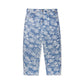 Flowers Denim Pants, Washed Indigo