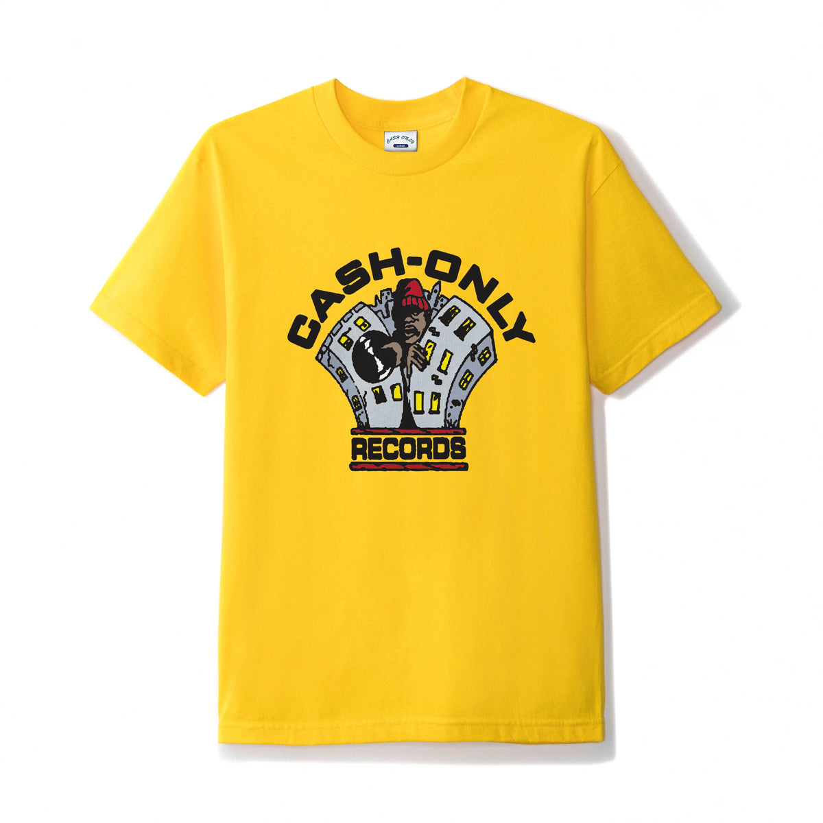 Records T-Shirt, Yellow