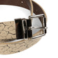 Reversible Leather Belt, Beige