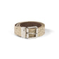 Reversible Leather Belt, Beige