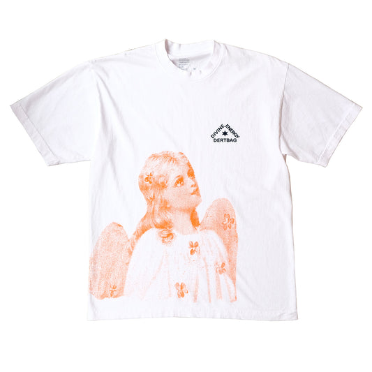 Angel Divine Triangle Tee, White