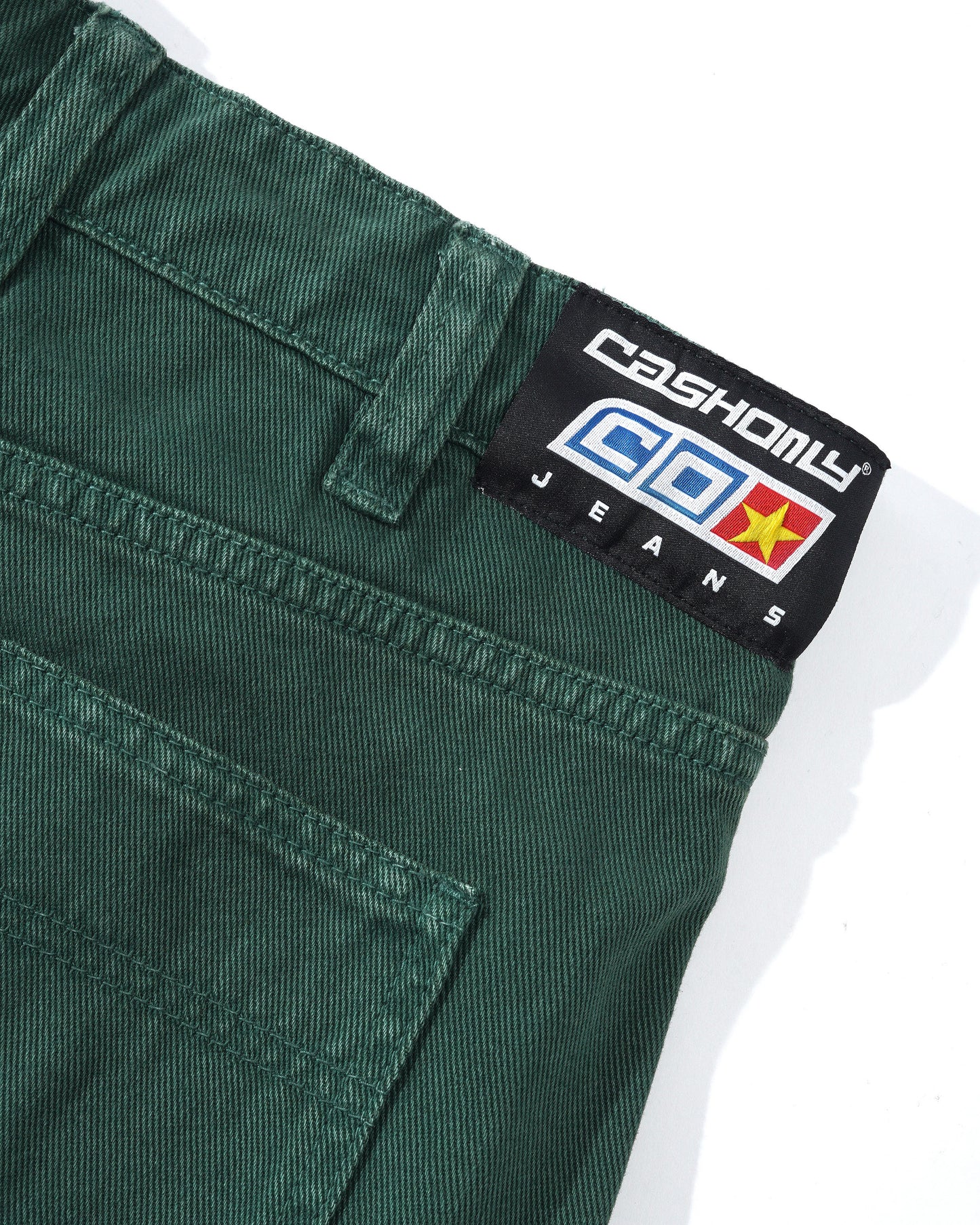 Aleka Cargo Jeans, Green