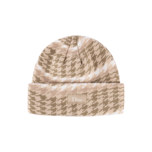 Wavetooth Cuff Beanie, Tan