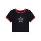 Star Baby Tee, Black