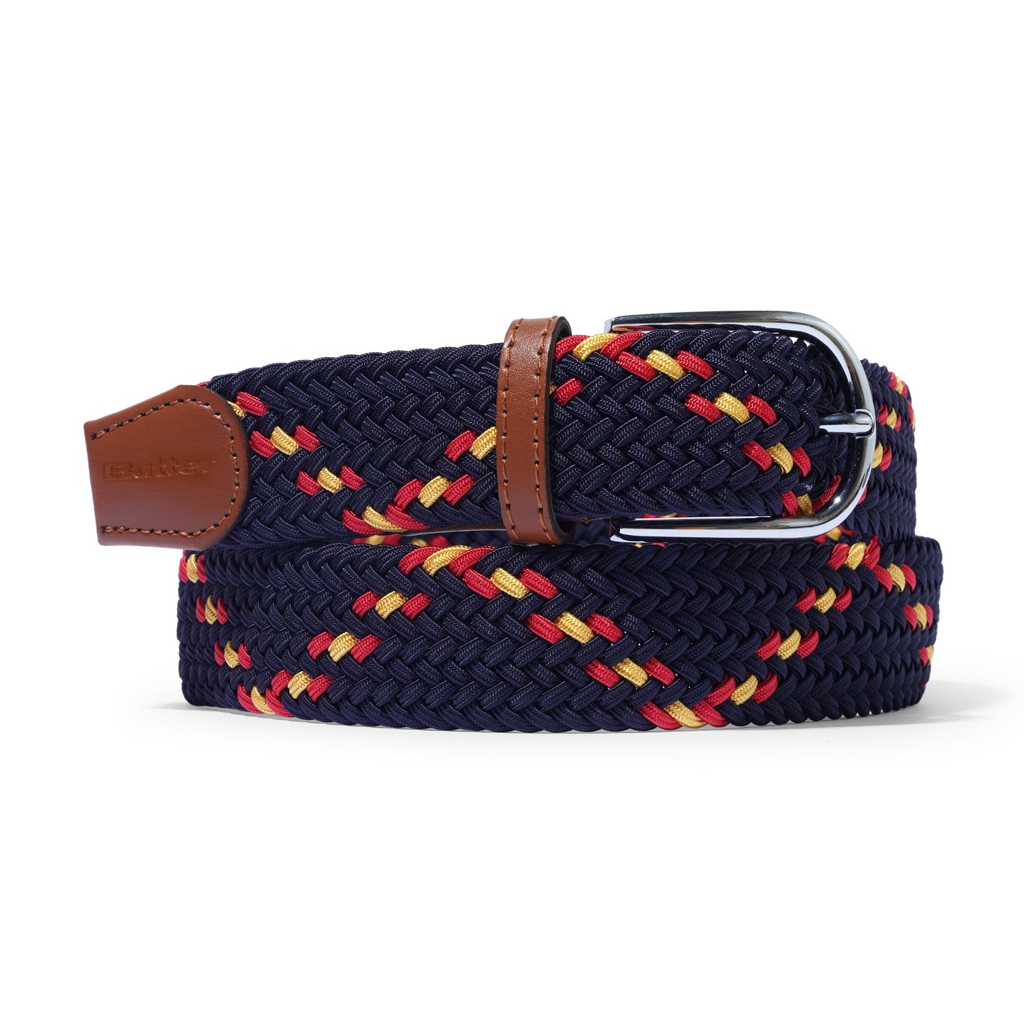 Braided Belt, Navy