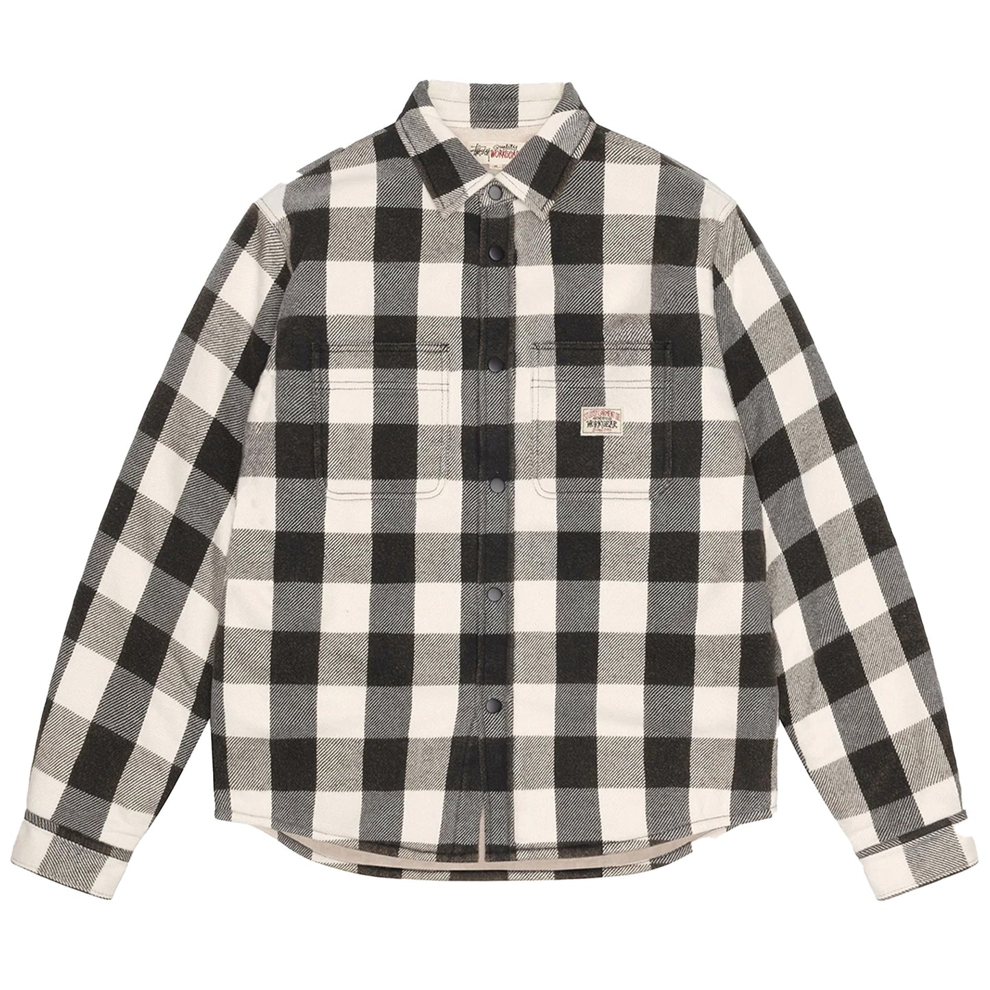 Buffalo Plaid Shirt, Bone