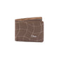Quilted Bifold Wallet, Brown