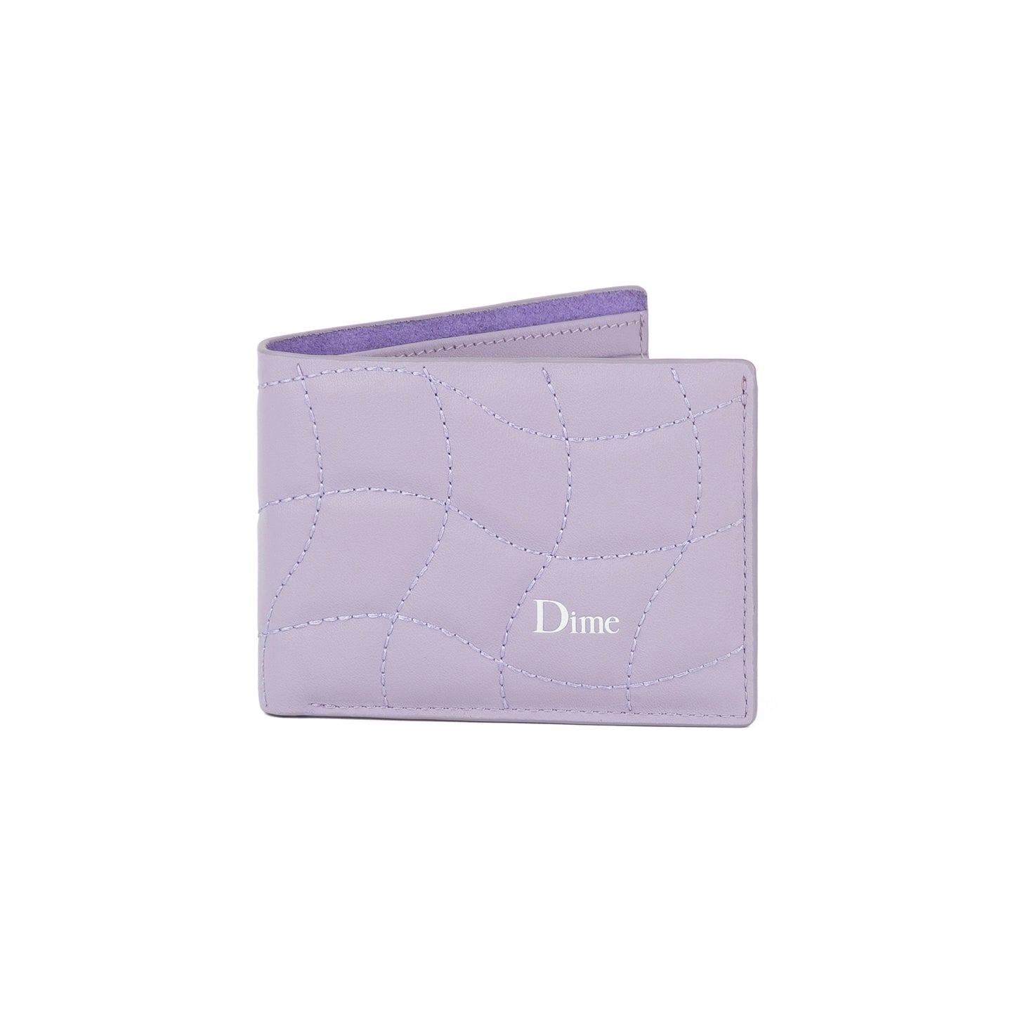 Quilted Bifold Wallet, Lavender