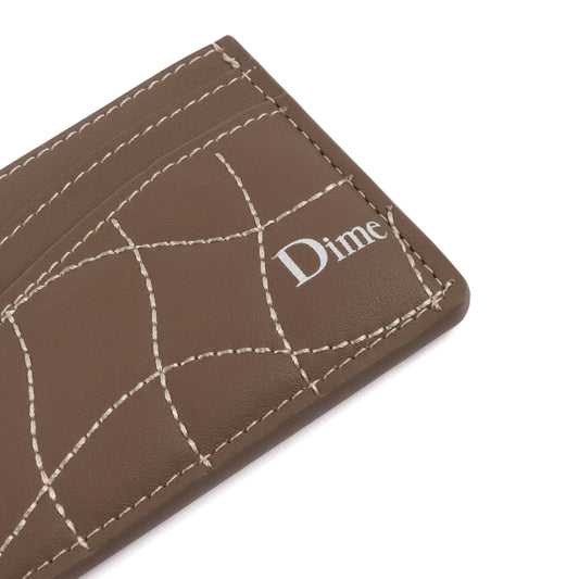 Quilted Cardholder, Brown