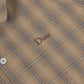 Plaid Button Up Shirt, Brown