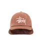 Ear Flap Wool Crown Cap, Brown