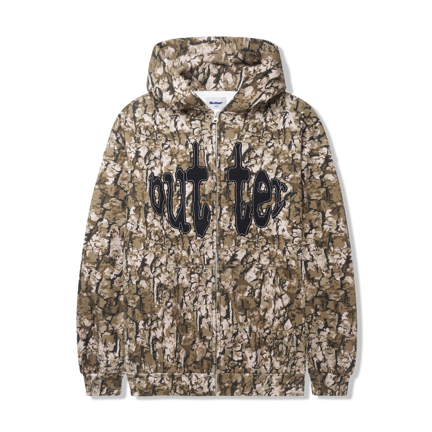 Frenzy Zip-Thru Hood, Tan Camo