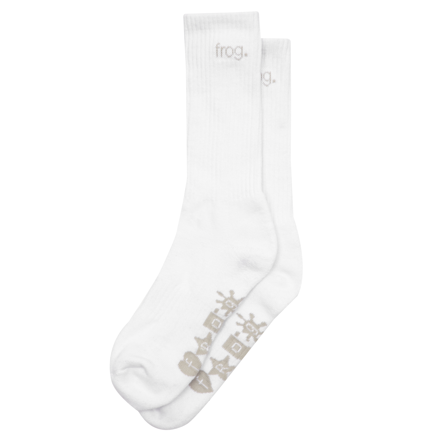 Frog Socks, White
