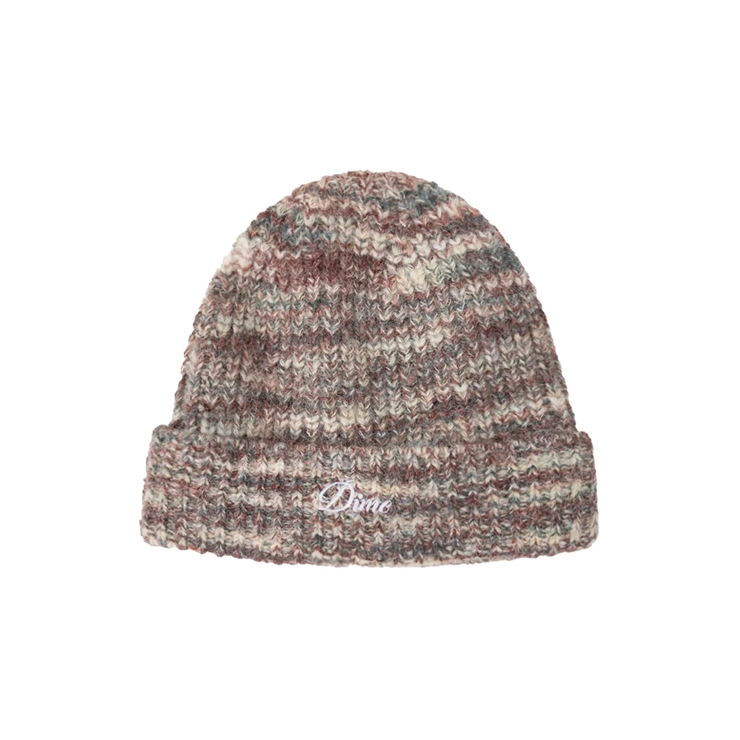 Fuzzy Fold Beanie, Blush Multi